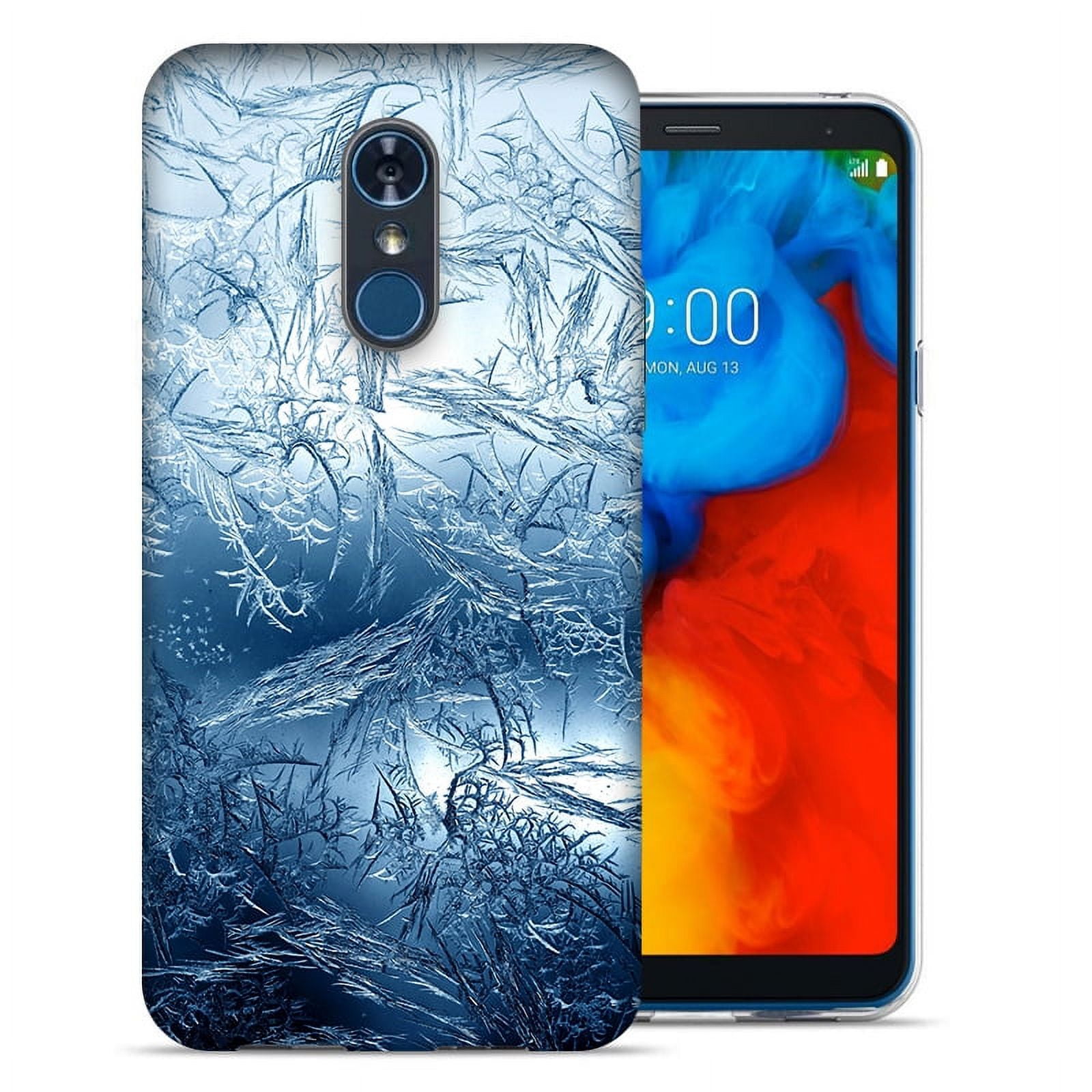 MUNDAZE LG Stylo 4 / Stylo 4 Plus Design Case - Blue Ice Design Skin ...