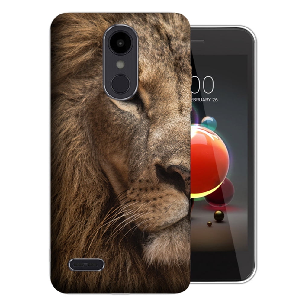 MUNDAZE LG Stylo 4 / Stylo 4 Plus Design Case - Lion Face Design Skin ...