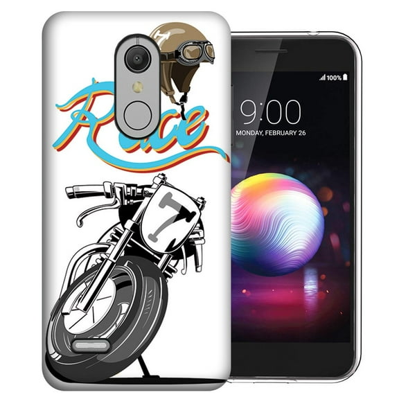 MUNDAZE LG Stylo 5 Cafe Racer Design Phone Case Cover