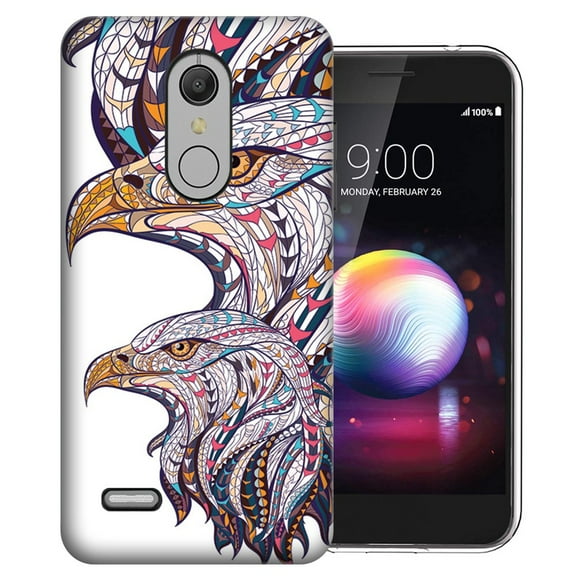 MUNDAZE LG Stylo 5 Mosaic Eagle Design Phone Case Cover