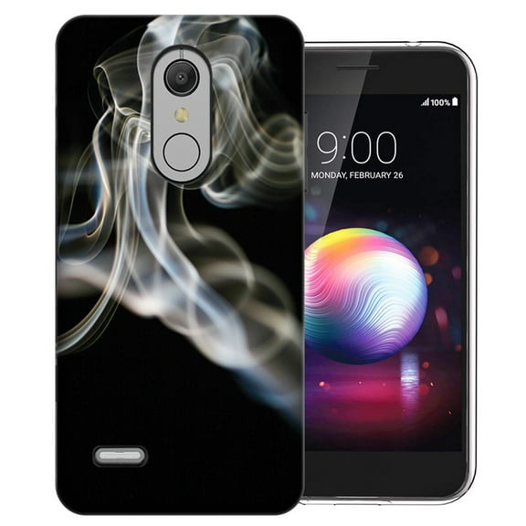 MUNDAZE LG Stylo 5 White Smoke Design Phone Case Cover
