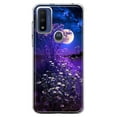 thumbnail image 1 of MUNDAZE Motorola Moto G Play 2023 Shockproof Clear Hybrid Protective Phone Case Spring Moon Night Lavender Flowers Floral Cover, 1 of 5