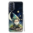 thumbnail image 1 of MUNDAZE Motorola Moto G Stylus 5G 2022 Shockproof Clear Hybrid Protective Phone Case Stars Moon Starry Night Space Gnome Cover, 1 of 5