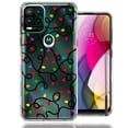 thumbnail image 1 of MUNDAZE Motorola Moto G Stylus 5G Colorful Nostalgic Vintage Christmas Holiday Winter String Lights Design Double Layer Phone Case Cover, 1 of 3