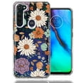 thumbnail image 1 of MUNDAZE Motorola Moto G Stylus Feminine Classy Flowers Fall Toned Floral Wallpaper Style Double Layer Phone Case Cover, 1 of 4