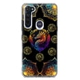thumbnail image 1 of MUNDAZE Motorola Moto G Stylus Shockproof Clear Hybrid Protective Phone Case Mandala Geometry Abstract Dragon Pattern Cover, 1 of 5