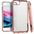 MUNDAZE Rose Gold Metallic Edge Deluxe Candy TPU Case For Apple iPhone