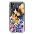 thumbnail image 1 of MUNDAZE Samsung Galaxy A11 Shockproof Clear Hybrid Protective Phone Case Summer Flowers Butterfly Purple Lilac Floral Cover, 1 of 5
