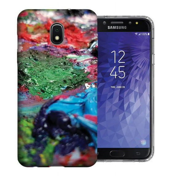 MUNDAZE Samsung Galaxy J3 J337 2018 Achieve/ Express Prime 3/ Amp Prime 3, Design Case - Pallette2 Design Phone Case Cover