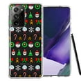 thumbnail image 1 of MUNDAZE Samsung Galaxy Note 20 Ultra Classic Christmas Polka Dots Santa Snowman Reindeer Candy Cane Design Double Layer Phone Case Cover, 1 of 3