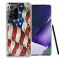 thumbnail image 1 of MUNDAZE Samsung Galaxy Note 20 Ultra Vintage USA Flag Double Layer Phone Case Cover, 1 of 3