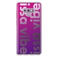 thumbnail image 1 of MUNDAZE Samsung Galaxy Note 9 Shockproof Clear Hybrid Protective Phone Case Purple Clear Funny Text Quote Issa Vibe Cover, 1 of 5