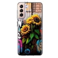 thumbnail image 1 of MUNDAZE Samsung Galaxy S21 FE Shockproof Clear Hybrid Protective Phone Case Sunflowers Graffiti Painting Art Cover, 1 of 5