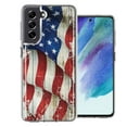 thumbnail image 1 of MUNDAZE Samsung Galaxy S21 FE Vintage USA Flag Double Layer Phone Case Cover, 1 of 3