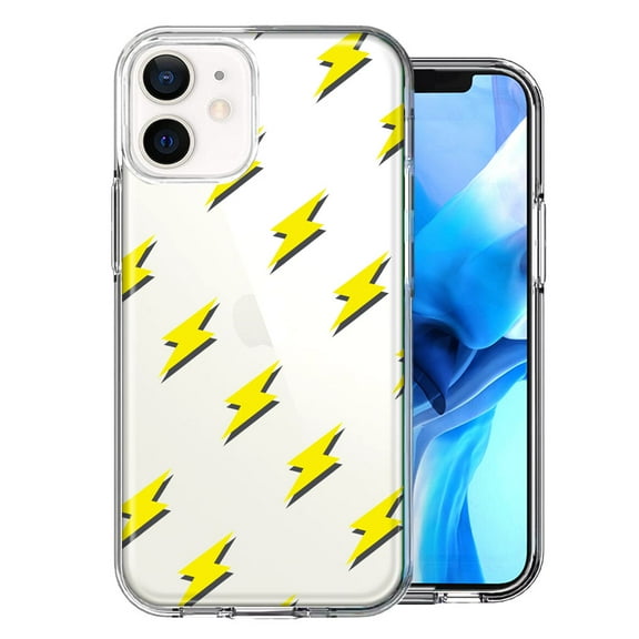 MUNDAZE for Apple iPhone 11 Electric Lightning Bolts Design Double Layer Phone Case Cover