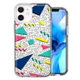thumbnail image 1 of MUNDAZE for Apple iPhone 12 Mini 90's Swag Shapes Design Double Layer Phone Case Cover, 1 of 3