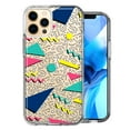 thumbnail image 1 of MUNDAZE for Apple iPhone 12 Pro 90's Swag Shapes Design Double Layer Phone Case Cover, 1 of 3