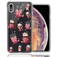 thumbnail image 1 of MUNDAZE for Apple iPhone XR Coffee Lover Valentine's Hearts Pink Drink Latte Double Layer Phone Case Cover, 1 of 3