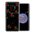 thumbnail image 1 of MUNDAZE for Samsung Galaxy S9 Anti Social Roses Design Double Layer Phone Case Cover, 1 of 3
