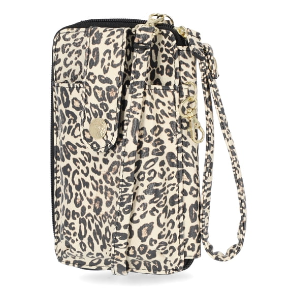 MUNDI Jacqui Vegan Leather RFID Women's Crossbody Cell Phone Purse Holder Wallet