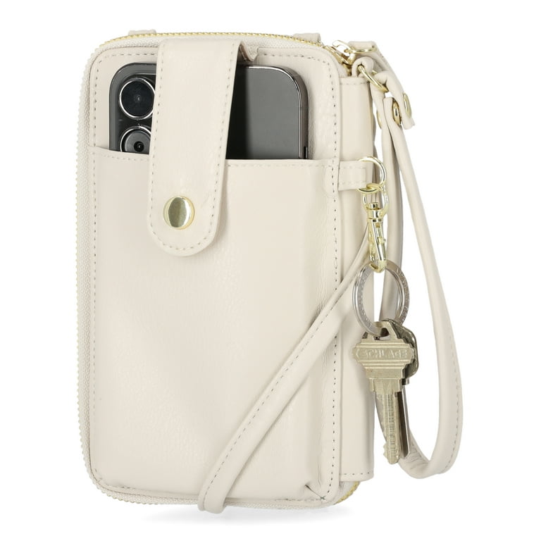 MUNDI Jacqui Vegan Leather RFID Womens Crossbody Cell Phone Purse