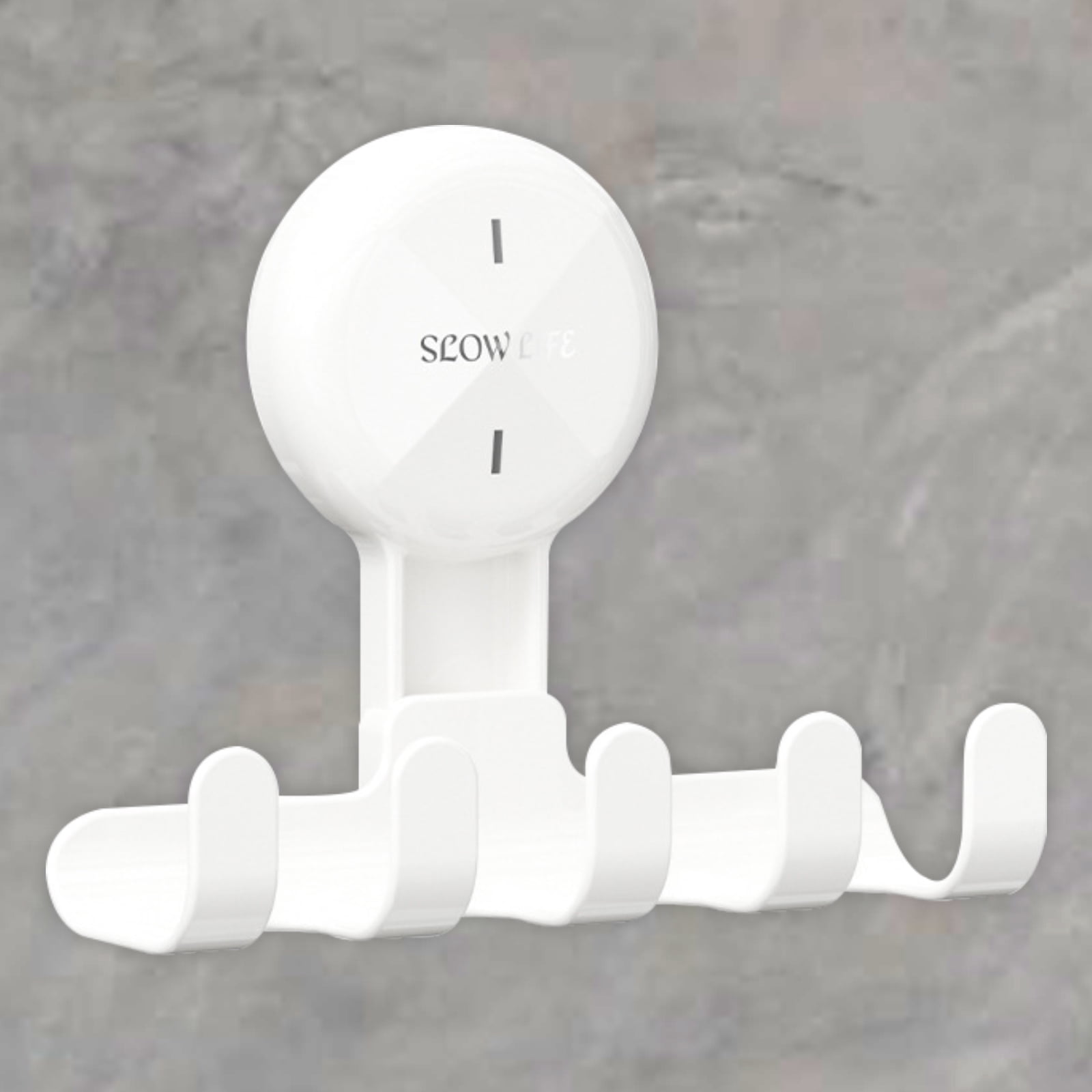 2-Pack Razor & Loofah Shower Wall Hooks - Stainless Steel Adhesive Holders For Bathroom