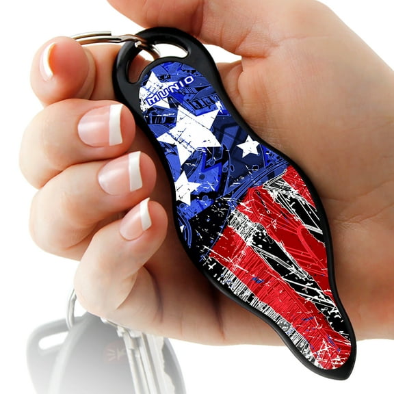 MUNIO Self Defense Keychain, Personal Safety Essential, Legal, Non-Lethal, Made in the USA