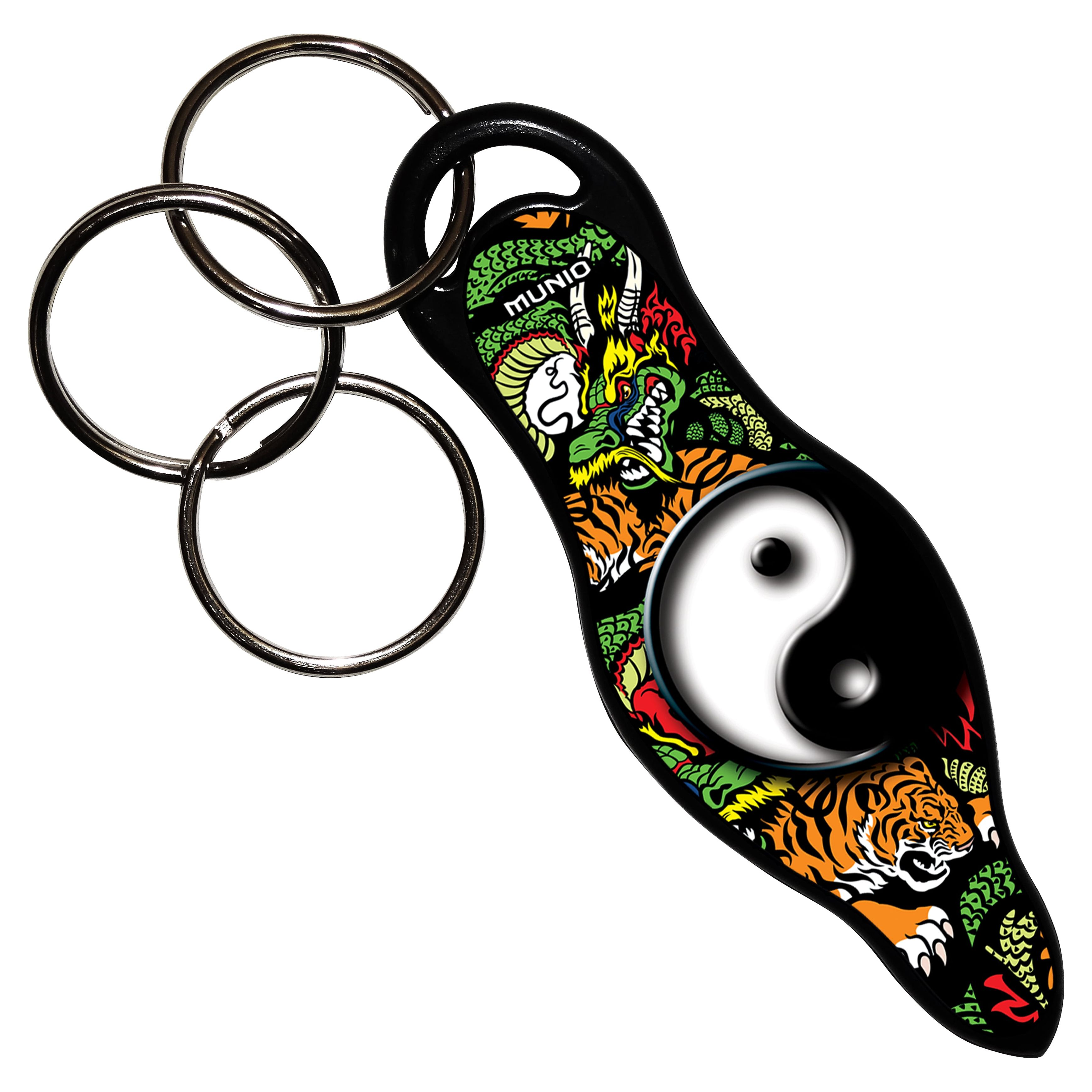 MUNIO Self Defense Kubaton Keychain with Ebook, Legal in all States