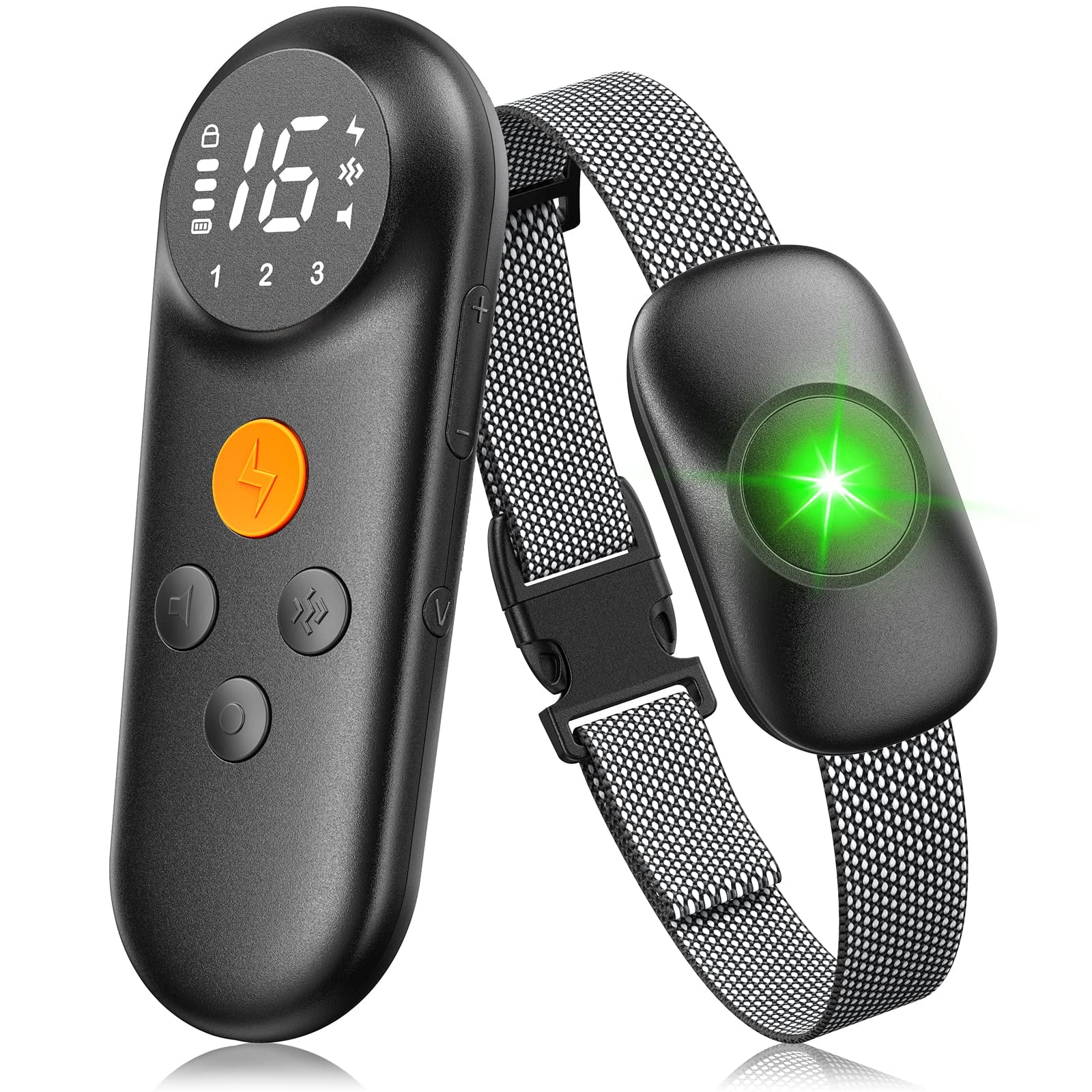 MUOKLGH Dog Shock Collar, Dog Training Collar with Remote 1600ft, IPX7