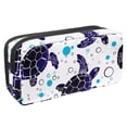 thumbnail image 1 of MUOOUM Pencil Case, Bubble Turtles Pattern Large Capacity Pencil Pouch Stationery Pen Bag, 1 of 7