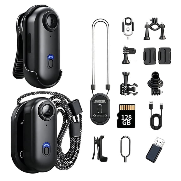MUOXUEQN H88 4K Waterproof Action Camera with EIS Stabilization, WiFi & Full Accessory Kit for Motorcycle Diving Outdoor Vlog