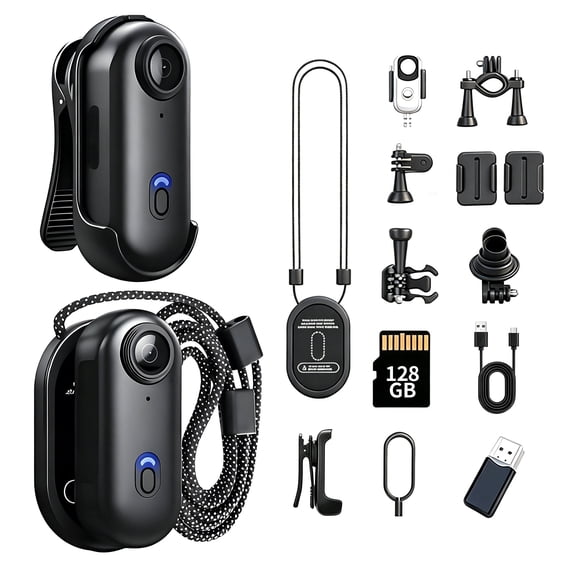 MUOXUEQN H88 4K Waterproof Action Camera with EIS Stabilization, WiFi & Full Accessory Kit for Motorcycle Diving Outdoor Vlog