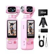 MUOXUEQN 4K Mini Handheld Sports Camera 1.97 Inch Screen Portable Outdoor Video Cam