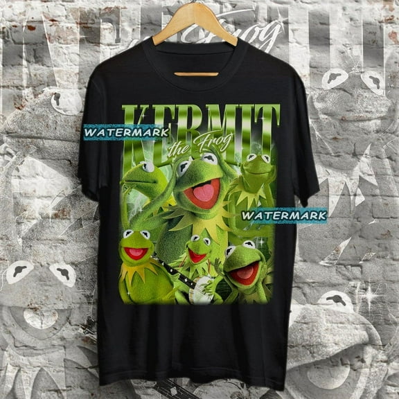 MUPPETS KERMIT - The Frog Tee, Muppets Kermit Shirt, Funny Frog Graphic Tee, Kermit The Frog T-shirt