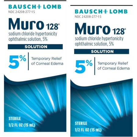 MUR0 128 Sodium Chloride hypertonicity Solution 5% Drops, 15ML (2 Box Only)