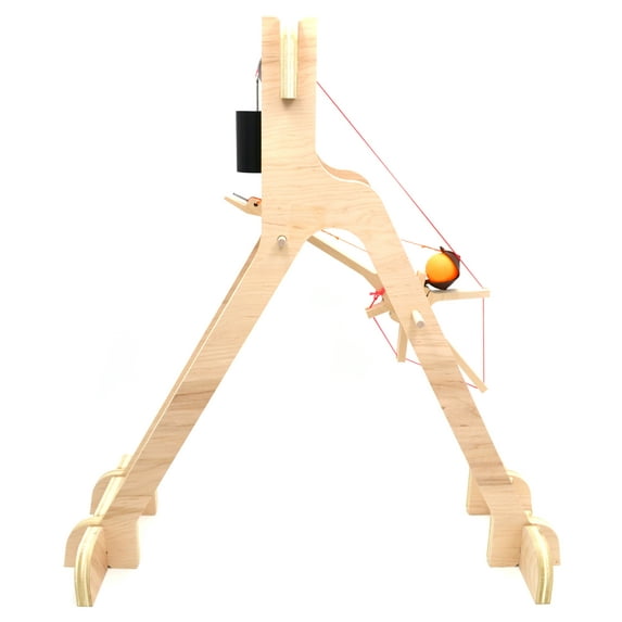 MURLIN Trebuchet - DIY Kit - Explore Projectile Motion, Gravitational Potential Energy, Velocity, Motion & Stability - Garage Physics by Eisco
