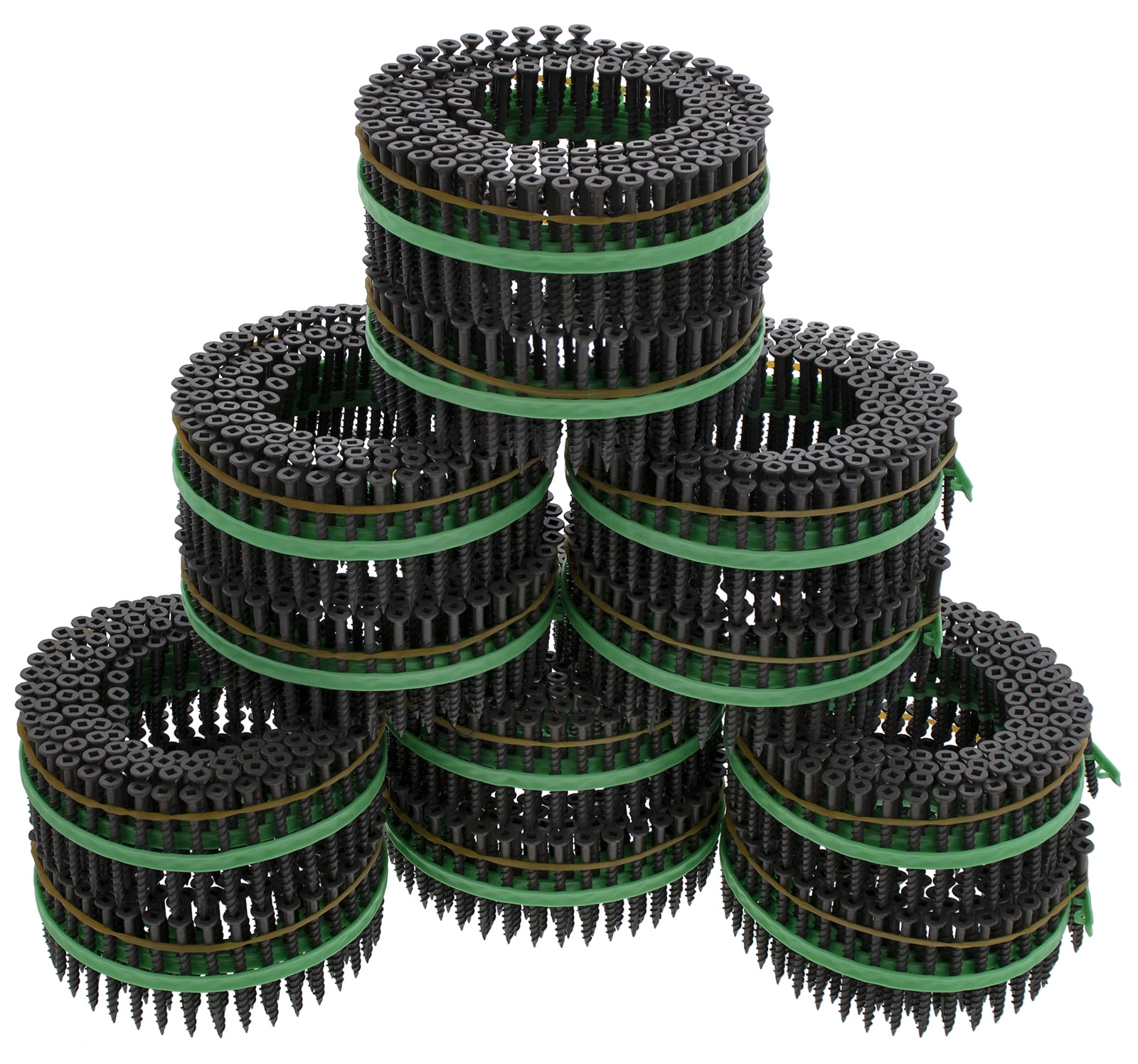 MURO® Gray Epoxy #8 x 2" Square Flathead Wood Deck Screws for Speed Driver