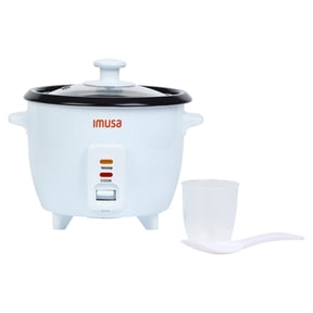 IMUSA Mini Electric Rice Cooker 6 Cup Cooked 3 Cup Uncooked