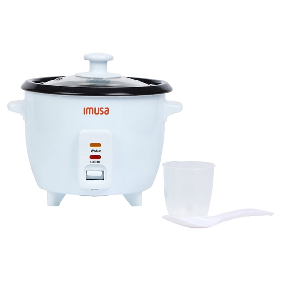 IMUSA Mini Electric Rice Cooker 6 Cup Cooked 3 Cup Uncooked