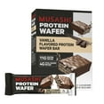 MUSASHI Protein Wafer Bar, MMF7 11g Protein, 4g Total Sugars, Vanilla