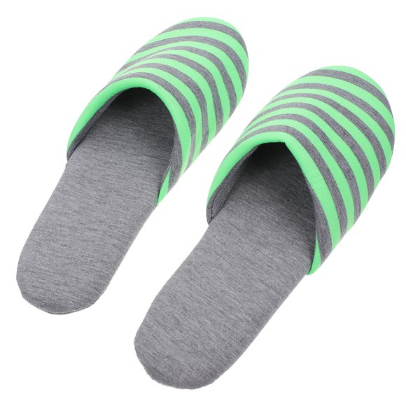 1 Pair of Slippers Travel for Hotel Pink Cotton Cloth Easy to Carry Comfortable Simple