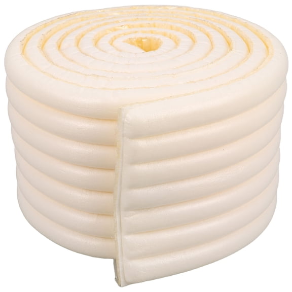 MUSEYA 1 Roll Anti-Collision Strip Furniture NBR White Rectangular Strip for Families with Children Simple Design