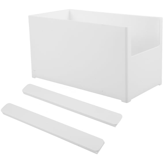 MUSEYA 1 Set Cabinet Slide Out Organizer Plastic White Easy Organization Simple Design