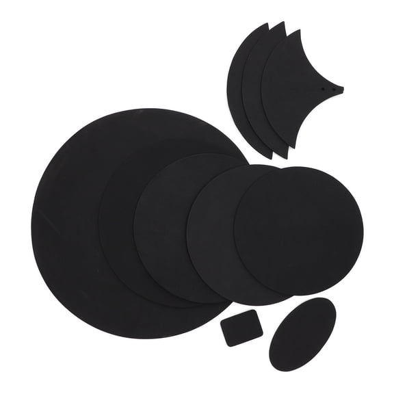 OATIPHO 1Set Drum Dampening Cushion Black for Drums Reduces Ringing Preserves Original Tone