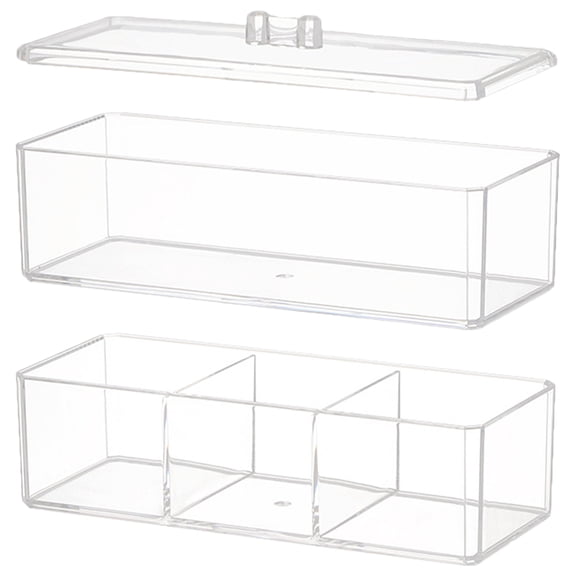 OATIPHO 1Set Multifunctional Clear Dryer Sheet Storage Box for Household and Bathroom Use