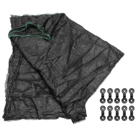 OATIPHO 1 Set Vegetable Greenhouse Shade Cloth Black PE for Garden Protecting