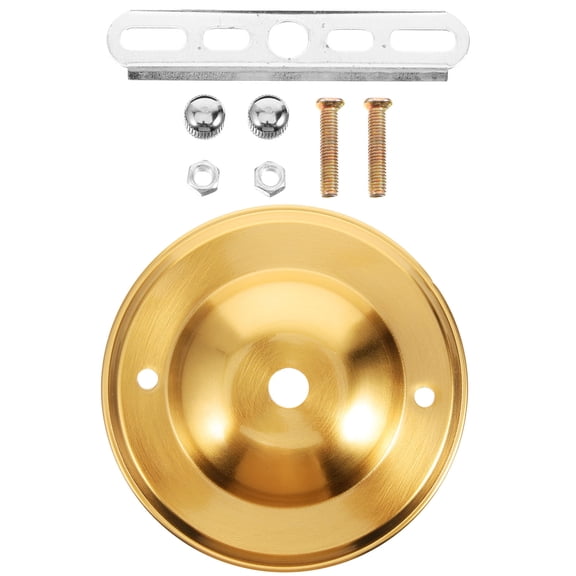 MUSEYA 1 Set Golden Fixture Mounting Plate Round Ceiling Lights for Decorators
