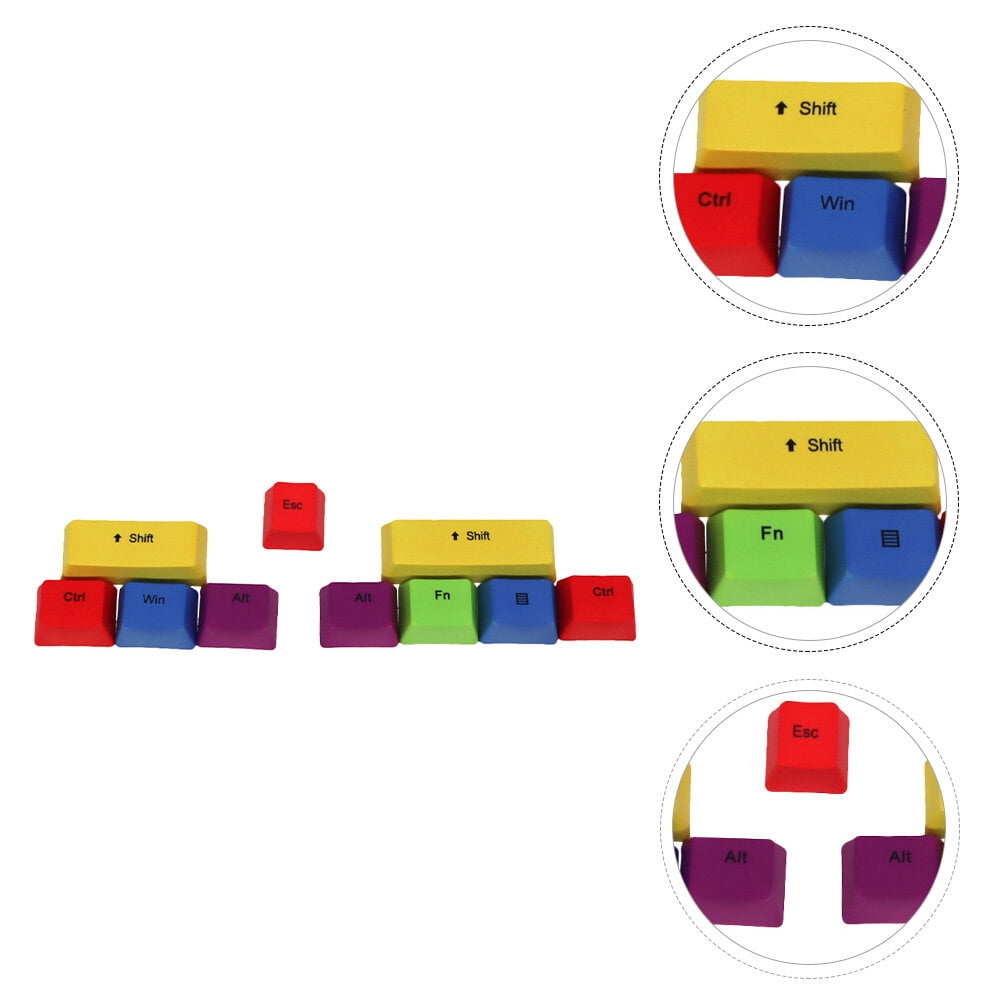OATIPHO 1Set Assorted Color Keyboard Keycap for Decor Durable ...