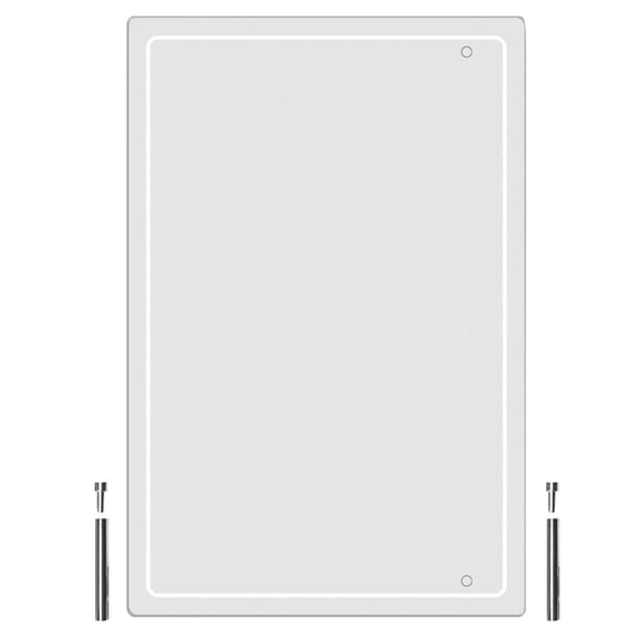 OATIPHO 1Set Transparent Acrylic Memo Board for Desk Writable Notes and Weekly Task Planning