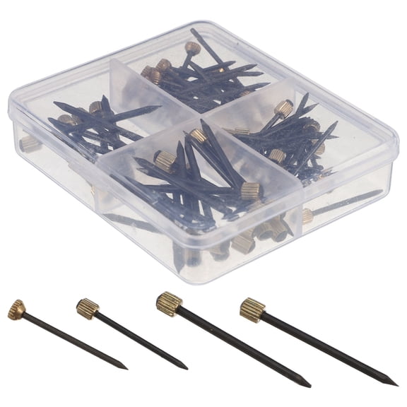 OATIPHO Copper Photo Nails Durable Throughheart Design for Home Decor Black 1Set